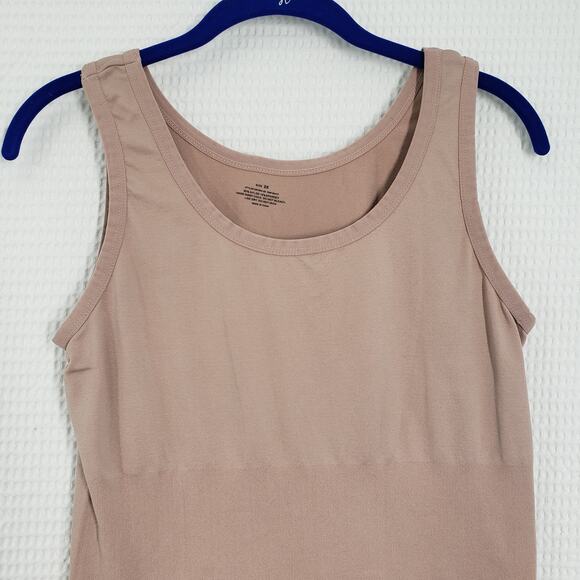 Shaping Tank Top Womens 2X Blush Seamless Shapewear Sleeveless Slimming Control - Picture 7 of 14